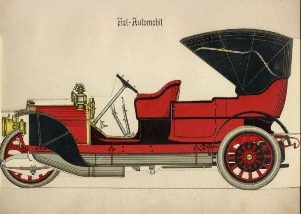 Weller "Die Praxis des modernen Maschinenbaues - Modell Atlas" Vehicletechnic 1908 (2520)